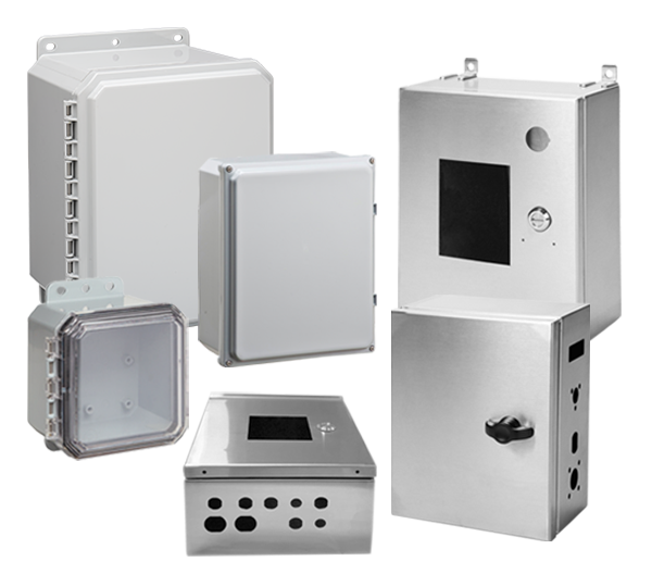 stainless steel vs polycarbonate electrical enclosures